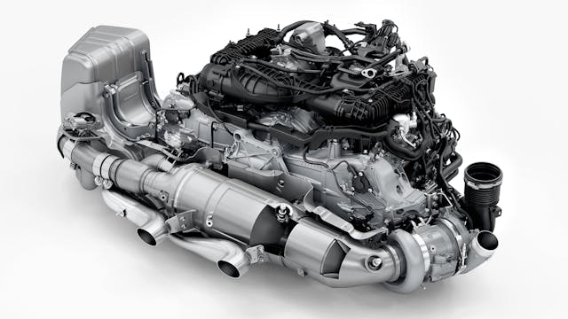 2025 Porsche 911 Carrera GTS engine detail