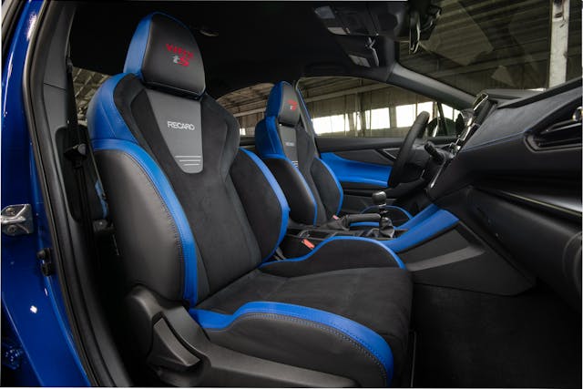 2025 Subaru WRX TS seats
