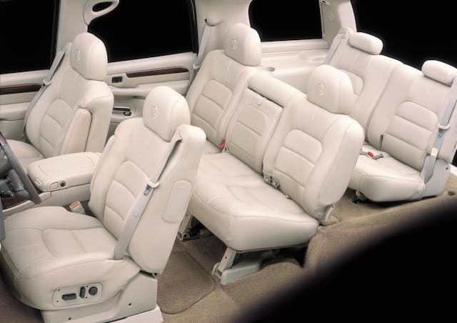 2002 Cadillac Escalade seating