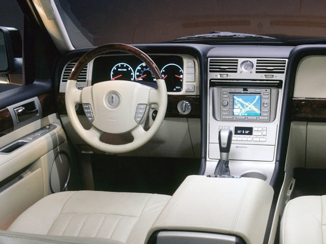 2nd Generation Lincoln Navigator SUV interior