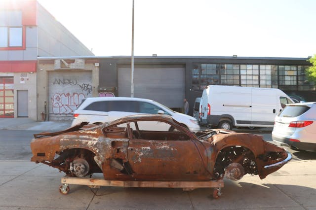 Burnt Ferrari 246Gt Dino 4