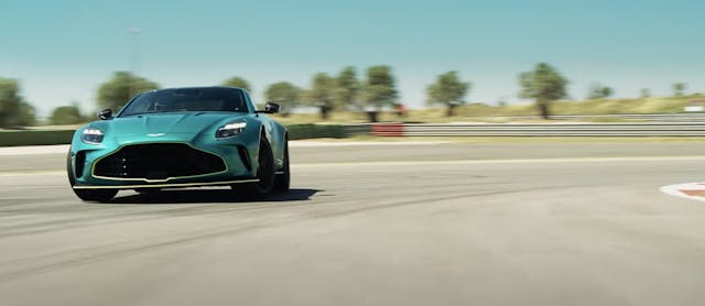 2025 Aston Martin V8 Vantage power slide