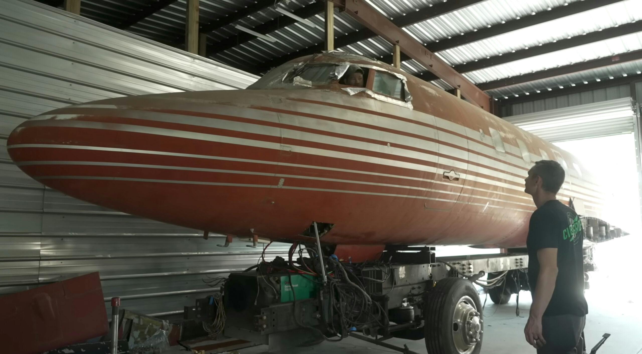 Elvis Jet Camper Conversion front three quarter