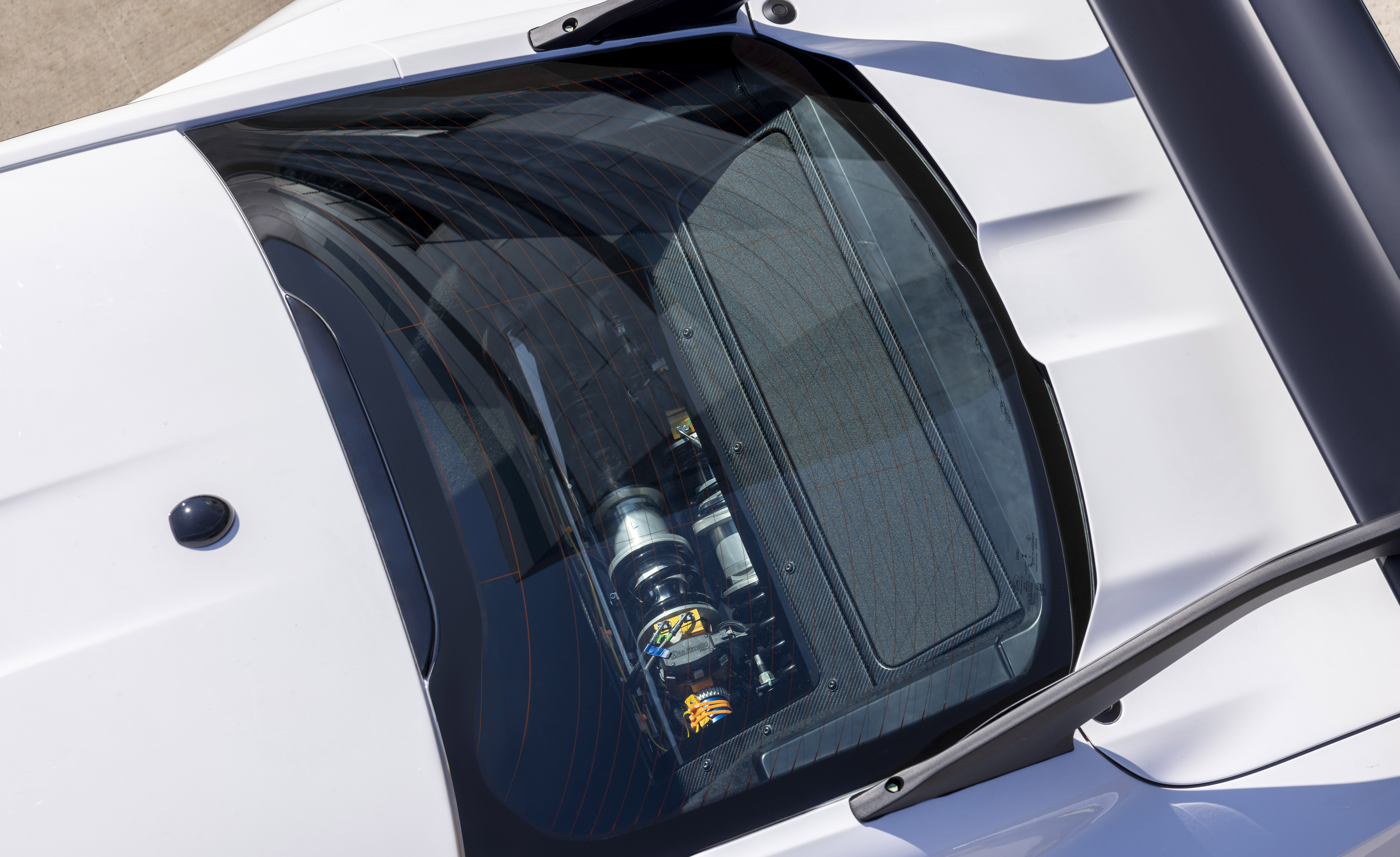 Ford Mustang GTD Suspension Window