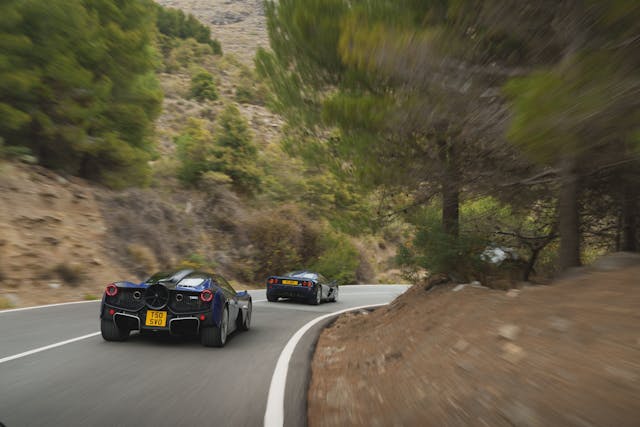 GMA T50 McLaren F1 rear three quarter curve