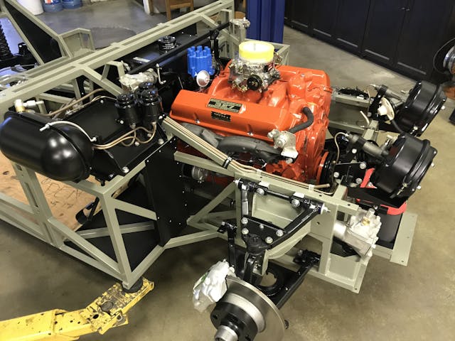 Gordon-Keeble engine frame powerplant