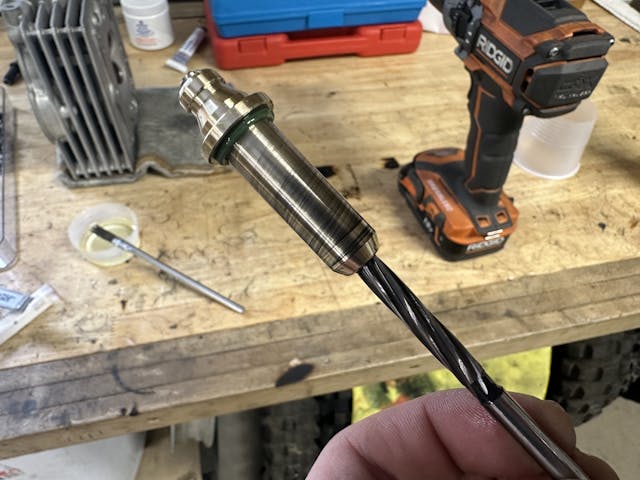 C630 valve guide stock on high speed steel reamer