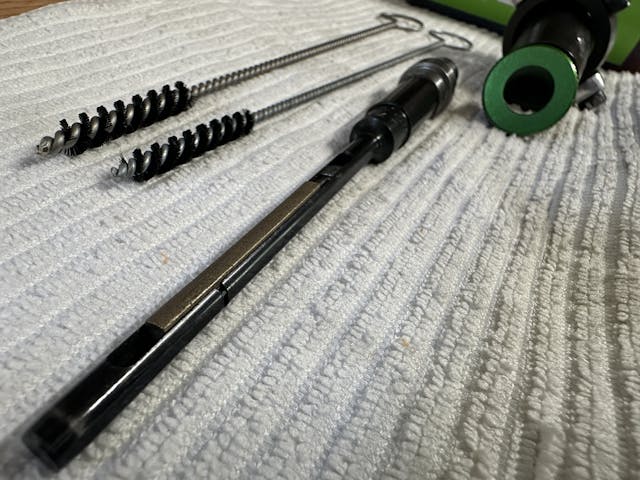 Goodson diamond hone and mandrel brushes
