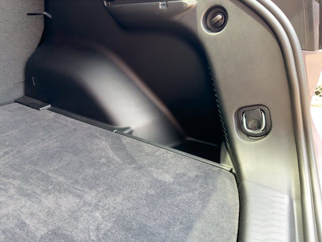2024 Chevrolet Equinox EV interior trunk gallon of milk