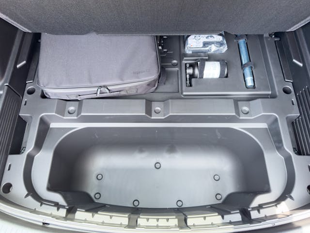 2024 Chevrolet Equinox EV interior trunk storage under tray