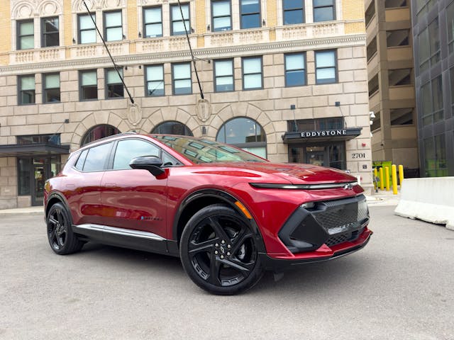 2024 Chevrolet Equinox EV RS front three quarter view