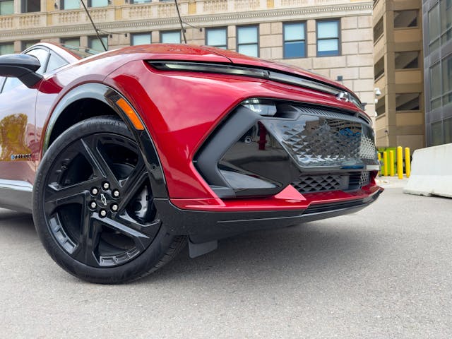 2024 Chevrolet Equinox EV RS front three quarter view