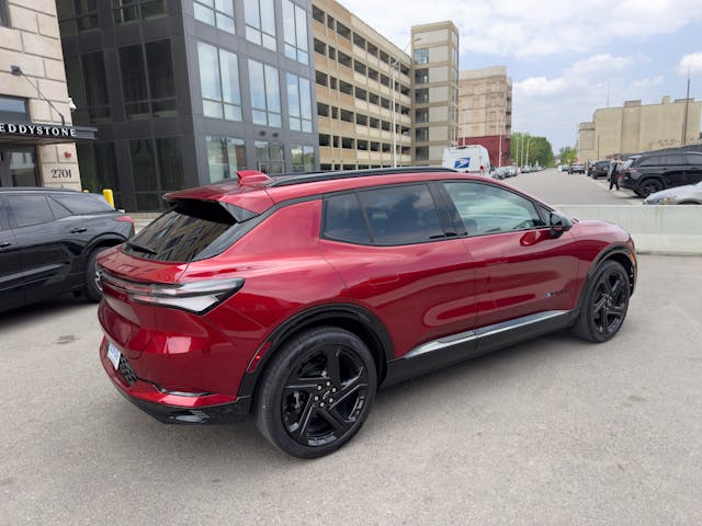 2024 Chevrolet Equinox EV RS rear three quarter
