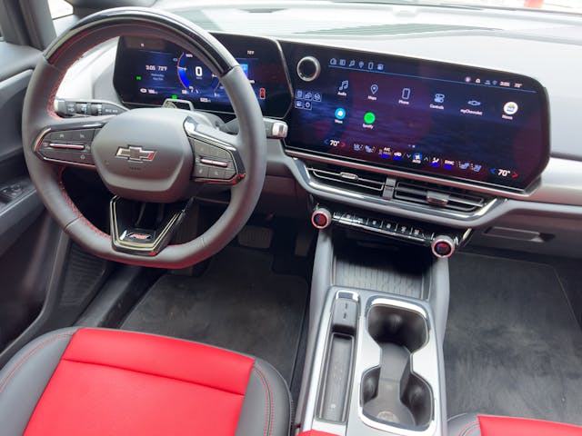 2024 Chevrolet Equinox EV RS interior red