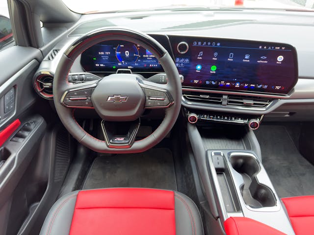 2024 Chevrolet Equinox EV RS interior red