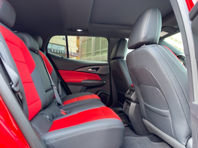 2024 Chevrolet Equinox EV RS interior back seat