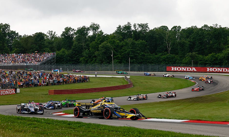 IndyCar Hybrid Cars track action preview