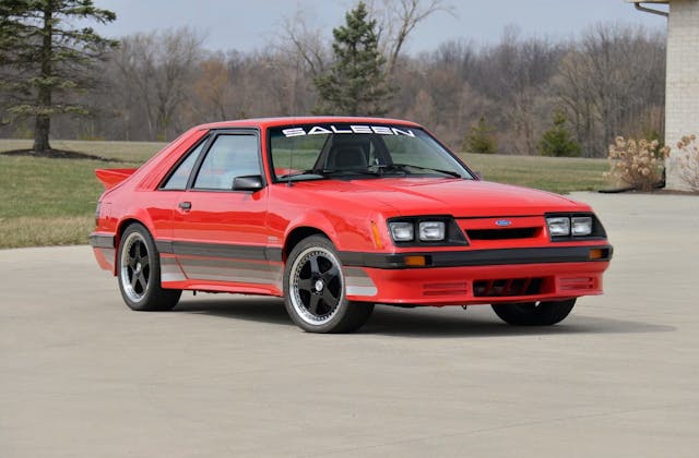mecum indy 2024 ford saleen mustang 1986