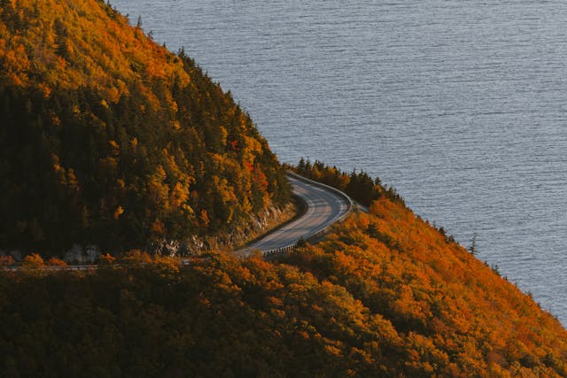 Nova Scotia coastal road