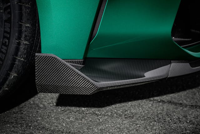 2025 BMW M4 CS front spoiler chin carbon fiber