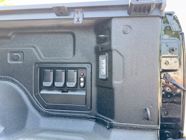 2024 Chevrolet Silverado EV First Edition RST drive outlets bed