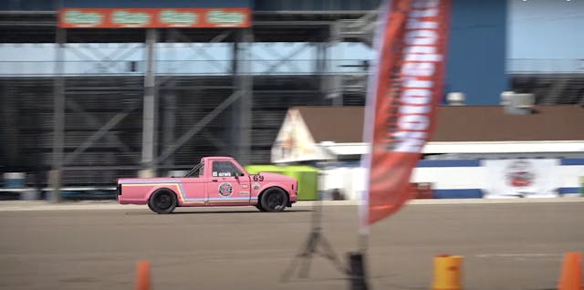 Material Girls Racing ford ranger taurus on track