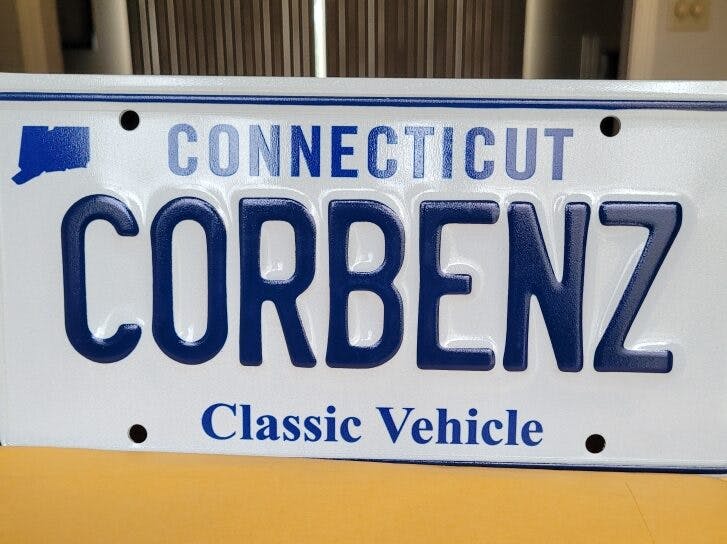 Sherman Corbenz plate