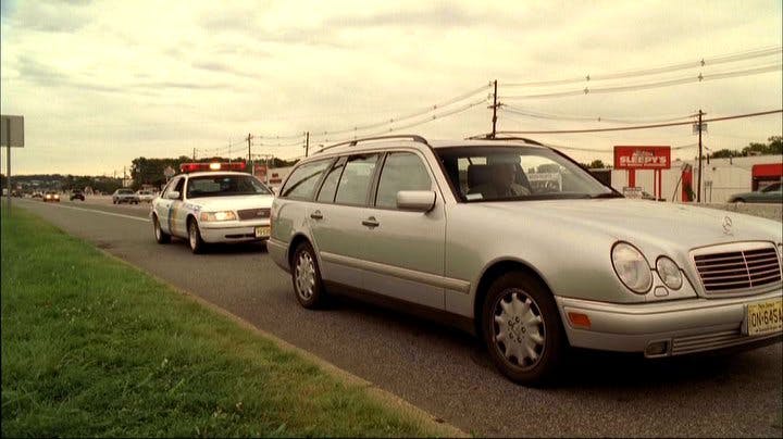 The Sopranos Carmela Mercedes-Benz Wagon traffic stop police