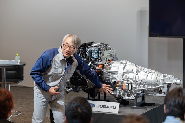 Subaru powertrain demonstration