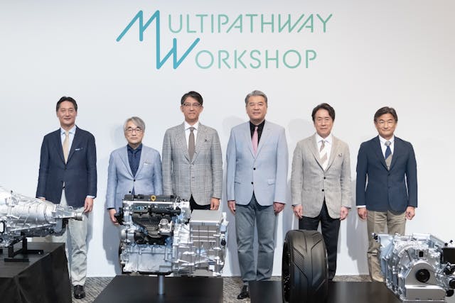 Subaru Toyota Mazda group executives