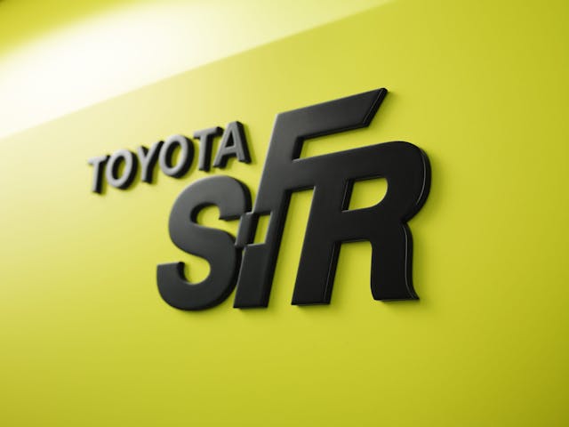 Toyota S-FR concept roadster badge