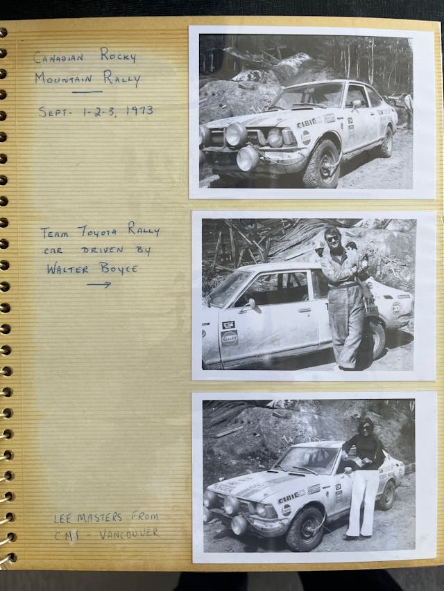 vintage photos Toyota rally