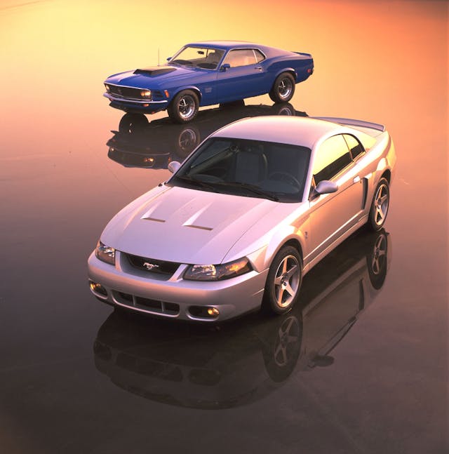 2003 Ford SVT Mustang Cobra with classic