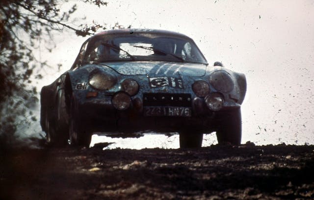 1973 POR WRC race Toyota dirt flying