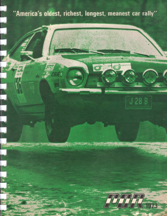 1973 POR WRC race air