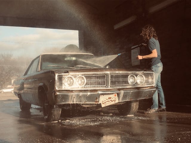 1966 Dodge Coronet Ethan Billhime car wash