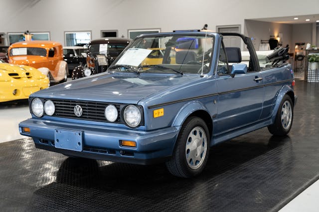 1989 Volkswagen Best Seller Wolfsburg Limited Edition Cabriolet exterior front three quarter