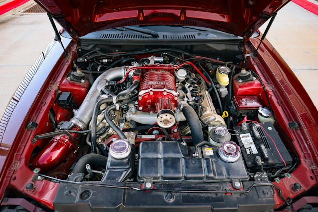 2004 Ford Mustang Roush 380R engine supercharger