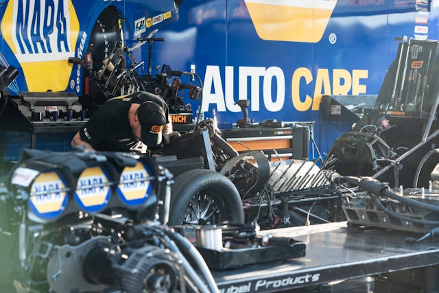 2024 Epping NHRA testing chassis