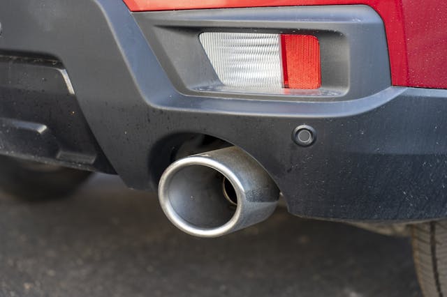 2024 Honda Passport Black Edition exhaust tip