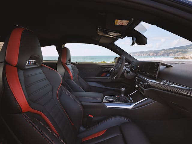 2025 BMW M2 interior seats side