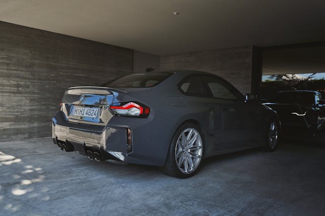 2025 BMW M2 rear three quarter