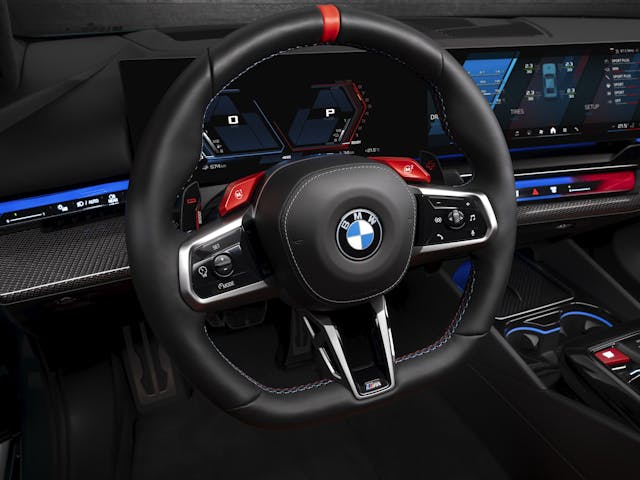 2025 BMW M5 interior steering wheel