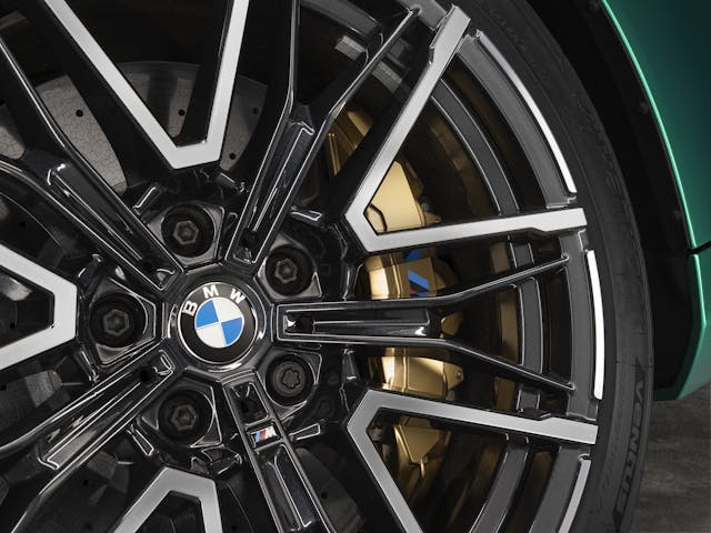 2025 BMW M5 wheel caliper closeup