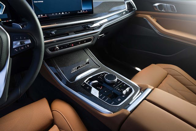 2025 BMW X5 Silver Anniversary Edition interior center console detail