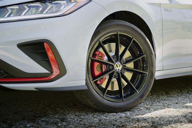 2025 Volkswagen Jetta GLI exterior wheel and tire detail