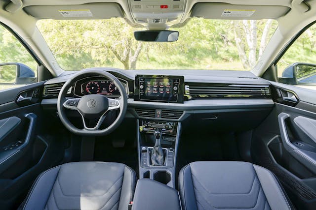 2025 Volkswagen Jetta SEL interior frontal cabin detail