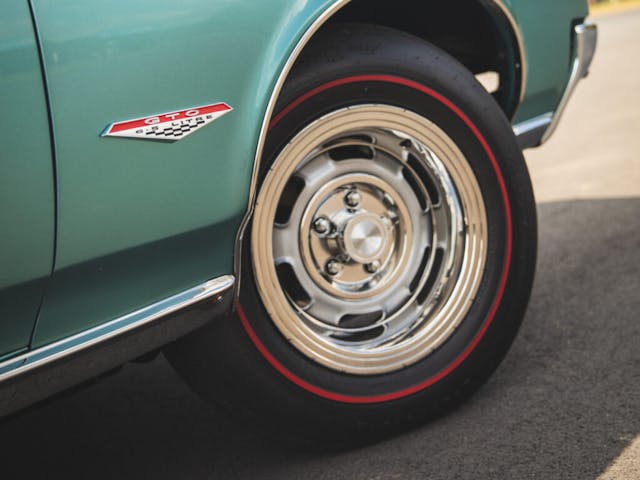 1966 Pontiac GTO red line tire