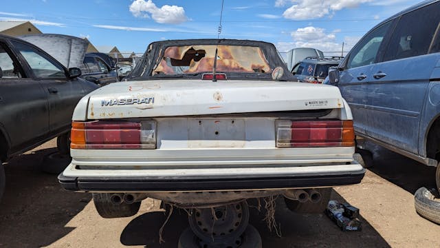 1989-Maserati-Biturbo-Spyder rear