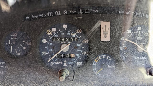 1989-Maserati-Biturbo-Spyder interior dash